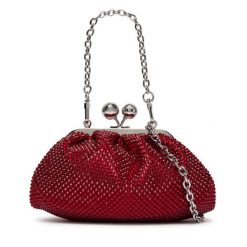 Torebka Weekend Max Mara. Czerwone torebki wieczorowe damskie Weekend Max Mara, bez wzorów, bez dodatków. Za 989.99 zł.