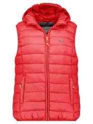 Geographical Norway Kamizelka pikowana "Vatikolor" w kolorze czerwonym rozmiar: XXL. Czerwone kamizelki damskie Geographical Norway, xxl, bez wzorów, bez kaptura. Za 158.10 zł.