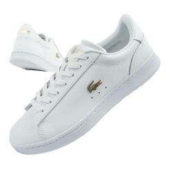 Buty sportowe damskie Lacoste Carnaby Set 224 1 SFA trampki. Białe trampki damskie Lacoste, bez wzorów, bez zapięcia. Za 399.00 zł.