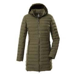 Parka dla kobiet Killtec GW 77. Brązowe parki damskie Killtec, na zimę, bez kaptura. Za 606.00 zł.