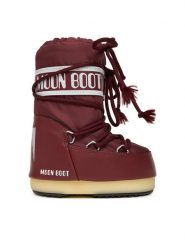 Moon Boot Śniegowce Mb Icon Nylon 80D1400440 S Bordowy. Czerwone kozaki dziewczęce Moon Boot, bez wzorów, z nylonu, bez obcasa, bez zapięcia. Za 629.99 zł.