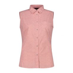 Koszula damska CMP. Białe koszule damskie CMP, na lato, bez wzorów, z materiału, bez kołnierzyka, bez ramiączek. Za 226.10 zł.