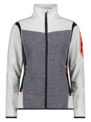 CMP Kurtka hybrydowa w kolorze biało-szarym rozmiar: 42. Białe kurtki sportowe damskie CMP, s, bez wzorów, z materiału, bez kaptura. Za 135.81 zł.