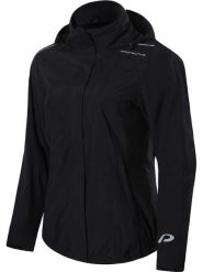 Protective Kurtka przeciwdeszczowa "Rain II" w kolorze czarnym rozmiar: 38. Czarne kurtki sportowe damskie Protective, m, bez wzorów, bez kaptura. Za 273.45 zł.