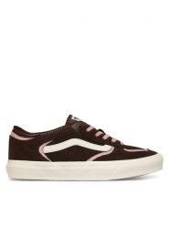 Vans Sneakersy Rowley Classic VN000SF43N11 Czarny. Czarne obuwie sportowe damskie Vans, ze skóry, bez zapięcia. Za 369.99 zł.