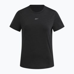 Koszulka Reebok Rbk-Chill Athletic Tee. Czarne koszulki damskie REEBOK FITNESS, bez wzorów, bez kołnierzyka, bez ramiączek. Za 109.99 zł.