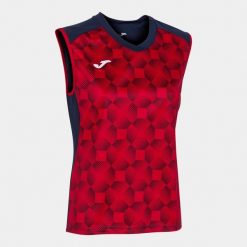 Koszulka do siatkówki damska Joma Supernova III. Czerwone koszulki damskie Joma, xl, bez wzorów, bez kołnierzyka, bez ramiączek. Za 145.99 zł.