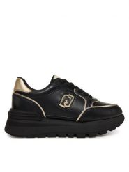Liu Jo Sneakersy Amazing 25 BF5049 PX026 Czarny. Czarne obuwie sportowe damskie Liu Jo, ze skóry, bez zapięcia. Za 629.99 zł.