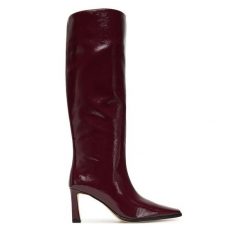 Kozaki MICHAEL Michael Kors. Czerwone kozaki damskie MICHAEL Michael Kors, bez obcasa, na szpilce, bez zapięcia. Za 1,469.00 zł.