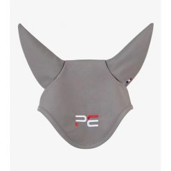 Czapka z muchą dla koni Premier Equine Atlas. Szare czapki damskie PREMIER EQUINE, bez wzorów, z materiału. Za 214.00 zł.