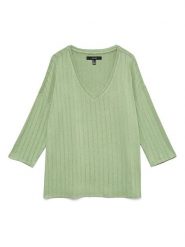 Vero Moda Sweter w kolorze zielonym rozmiar: L. Zielone swetry klasyczne damskie Vero Moda, l, bez kołnierzyka. Za 65.54 zł.