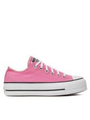 Converse Trampki Chuck Taylor All Star Lift Platform Ox A06508C Różowy. Czerwone trampki damskie Converse, bez wzorów, z materiału, bez zapięcia. Za 259.99 zł.