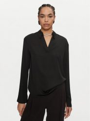 Calvin Klein Bluzka K20K208000 Czarny Regular Fit. Czarne bluzki damskie Calvin Klein, bez wzorów, z syntetyku, bez kołnierzyka, bez ramiączek. Za 289.99 zł.