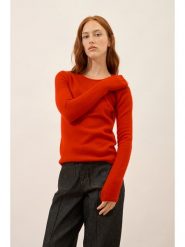 Just Cashmere Kaszmirowy sweter "Joyce" w kolorze czerwonym rozmiar: S. Czerwone swetry klasyczne damskie Just Cashmere, s, z kaszmiru, bez kołnierzyka. Za 434.99 zł.