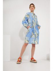 Josephine & Co Sukienka "Geike" w kolorze niebieskim rozmiar: 38. Niebieskie sukienki damskie Josephine & Co, bez wzorów, z bawełny, bez ramiączek. Za 377.74 zł.