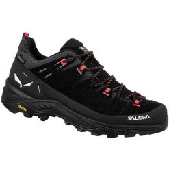 Buty trekkingowe damskie Salewa Alp Trainer 2 Gtx. Czarne obuwie trekkingowe damskie Salewa, z materiału, bez zapięcia. Za 969.00 zł.