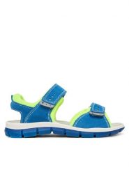 Primigi Sandały 1397333 D Niebieski. Niebieskie sandały chłopięce Primigi, ze skóry, bez zapięcia. Za 299.99 zł.