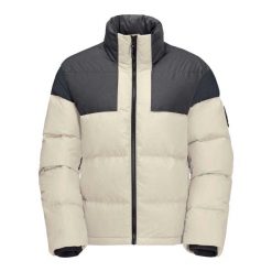 Kurtka Puchowa 365 Fearless Dla Kobiet. Białe kurtki damskie Jack Wolfskin, bez wzorów, z puchu, bez kaptura. Za 688.99 zł.