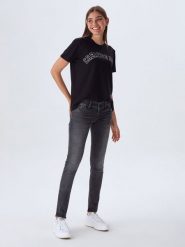 LTB Dżinsy "Molly" - Skinny fit - w kolorze antracytowym rozmiar: W25/L34. Czarne jeansy damskie LTB. Za 74.63 zł.
