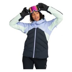 Kurtka snowboardowa damska ROXY Luna Frost. Fioletowe kurtki damskie Roxy, na zimę, s, bez wzorów, bez kaptura. Za 939.99 zł.