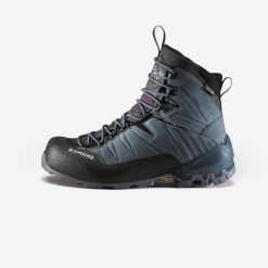 Buty trekkingowe damskie Forclaz MT900 wodoodporne skóra. Fioletowe obuwie trekkingowe damskie SIMOND, z materiału, bez zapięcia. Za 799.99 zł.
