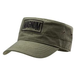 Czapka z daszkiem Magnum Patrol. Zielone czapki z daszkiem damskie MAGNUM, bez wzorów, z materiału. Za 60.25 zł.