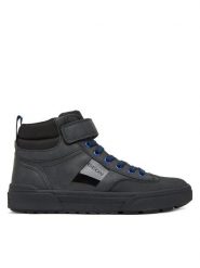 Geox Sneakersy J Weemble J56HAA 0MEFU C9999 D Czarny. Czarne buty sportowe chłopięce Geox, ze skóry, bez zapięcia. Za 209.99 zł.
