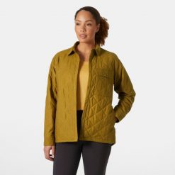 Damska ocieplana kurtka turystyczna Helly Hansen Isfjord. Brązowe kurtki damskie Helly Hansen, bez wzorów, bez kaptura. Za 638.00 zł.