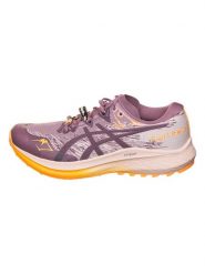 Asics Buty "Fuji Lite 5" w kolorze fioletowym do biegania rozmiar: 39. Różowe obuwie sportowe damskie Asics, z materiału, bez zapięcia, do biegania. Za 344.54 zł.