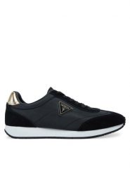 Guess Sneakersy FLJJOG SUE12 Czarny. Czarne obuwie sportowe damskie Guess, ze skóry, bez zapięcia. Za 279.99 zł.