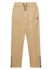 Guess Spodnie dresowe L4YQ18 FL04Q Beżowy Regular Fit. Brązowe spodnie dresowe chłopięce Guess, z bawełny. Za 199.99 zł.