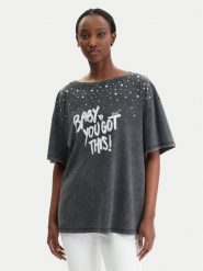 Liu Jo T-Shirt WA6131 J3868 Szary Regular Fit. Szare t-shirty damskie Liu Jo, xs, bez wzorów, z bawełny, bez kołnierzyka. Za 339.99 zł.