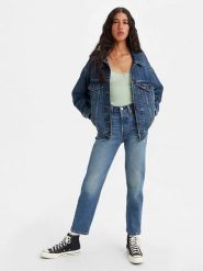 Levi's Dżinsy "501" - Regular fit - w kolorze niebieskim rozmiar: W29/L30. Niebieskie jeansy damskie Levi's, z podwyższonym stanem. Za 202.03 zł.