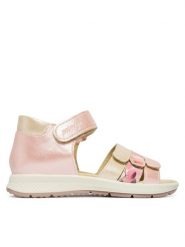 Primigi Sandały 1365422 S Różowy. Czerwone sandały dziewczęce Primigi, ze skóry, bez obcasa, bez zapięcia. Za 209.99 zł.