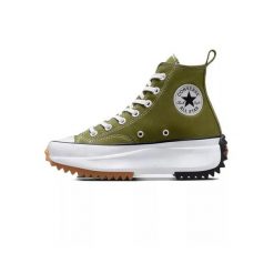 Buty Dorosły Converse Run Star Hike Hi Grassy zielony. Zielone obuwie sportowe damskie Converse, bez zapięcia. W wyprzedaży za 462.35 zł.