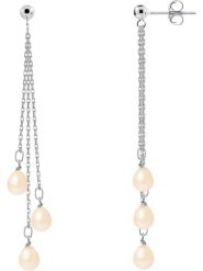Pearline Srebrne kolczyki-wkrętki z perłami rozmiar: onesize. Różowe kolczyki damskie Pearline, z perłą, srebrne. Za 217.99 zł.