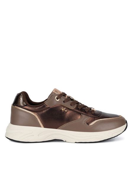 MEXX Sneakersy MI001009143W Brązowy. Brązowe obuwie sportowe damskie Mexx, ze skóry, bez zapięcia. Za 199.99 zł.
