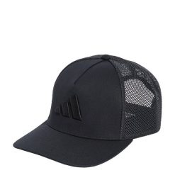 Czapka z daszkiem z zatrzaskiem z tyłu. Czarne czapki z daszkiem damskie Adidas, bez wzorów. Za 109.00 zł.