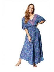 Aller Simplement Sukienka w kolorze niebieskim rozmiar: 34-40. Niebieskie sukienki damskie Aller Simplement, bez wzorów, klasyczne, bez ramiączek. Za 78.99 zł.