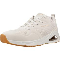 Tenisówki Skechers Model Tres-air Uno - Ah - Kolor Biały. Białe obuwie sportowe damskie Skechers, z materiału, bez zapięcia, tenisowe. Za 427.00 zł.