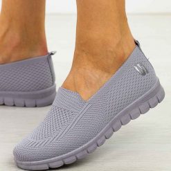 Szare sportowe buty damskie Potocki 16327. Szare obuwie sportowe casual damskie POTOCKI, z tkaniny, na fitness i siłownię. Za 89.00 zł.