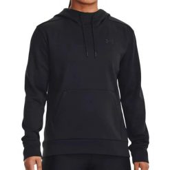 Damska bluza dresowa Under Armour czarna. Czarne bluzy damskie Under Armour, s, bez wzorów, z dresówki, bez kaptura. Za 276.60 zł.
