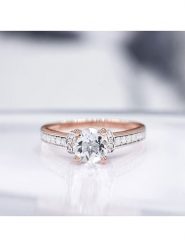 CARATELLI Złoty pierścionek "Chera" z diamentami rozmiar: 58. Żółte pierścionki damskie CARATELLI, z diamentem, złote. Za 2,394.06 zł.