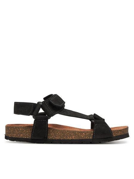 Lasocki Young Sandały AIR CI12-AIR-03 Czarny. Czarne sandały chłopięce Lasocki Young, z nubiku, bez zapięcia. Za 129.99 zł.