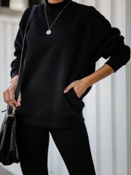 LA Angels Sweter w kolorze czarnym rozmiar: L. Czarne swetry klasyczne damskie LA Angels, l, bez kołnierzyka. Za 114.17 zł.