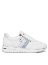 Remonte Sneakersy D1G02-80 Biały. Białe obuwie sportowe damskie Remonte, z materiału, bez zapięcia. Za 409.99 zł.