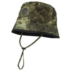 Kapelusz przeciwdeszczowy typu bucket wodoodporny zielony. Zielone kapelusze damskie AGU, bez wzorów, z materiału, eleganckie. Za 199.40 zł.