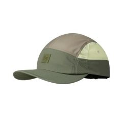 Czapka 5-panelowa Buff Go Domus. Zielone czapki z daszkiem damskie Buff, bez wzorów, z materiału. Za 122.09 zł.