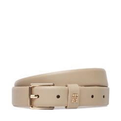 Pasek Damski Tommy Hilfiger. Brązowe paski damskie Tommy Hilfiger, bez wzorów. Za 199.99 zł.