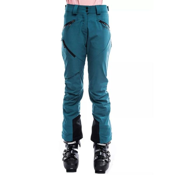 Damskie spodnie turystyczne Fundango Rauris Softshell. Niebieskie spodnie sportowe damskie FUNDANGO, bez wzorów, z materiału, narciarskie. Za 519.90 zł.